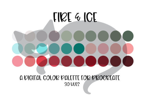 Download Fire &amp; Ice - Procreate Swatches - Premium Resources
