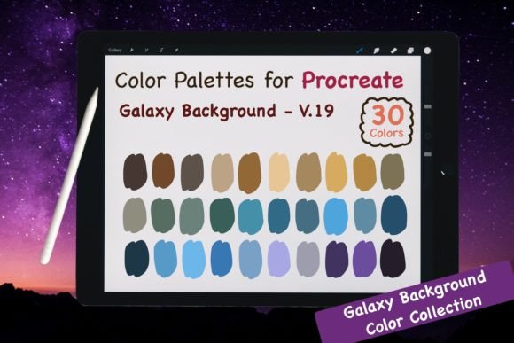 Download Procreate Color Palettes - Galaxy V.19 - Premium Resources
