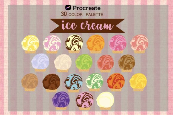 Download Procreate Color Palette,ice Cream Flavor - Premium Resources