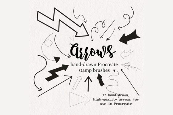 Download Arrow Procreate Brush Stamps - Procreate brush stamp Collection