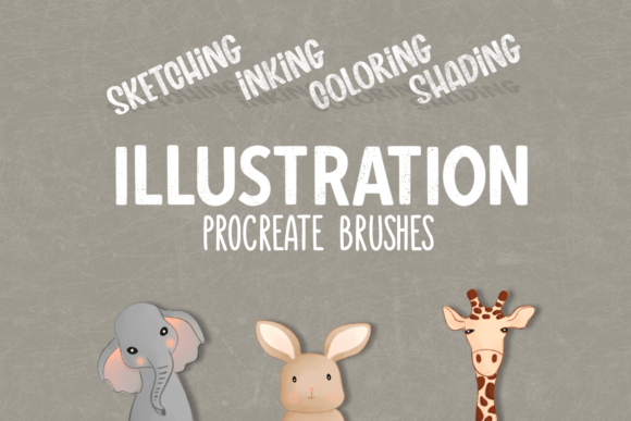 Download Illustration Brushes for Procreate - Illustration brushes Collection