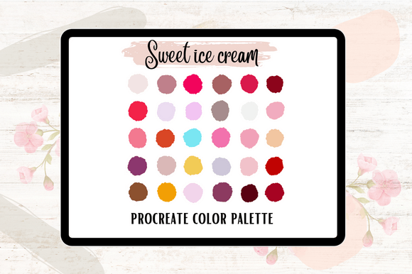 Download Ice Cream Procreate Palette - Premium Bundle