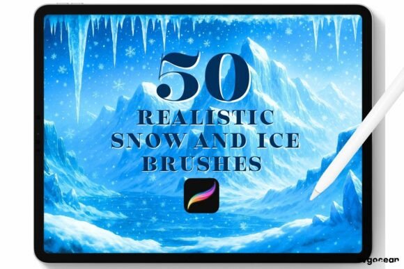 Download Snow and Ice Procreate Brushes - Premium Resources