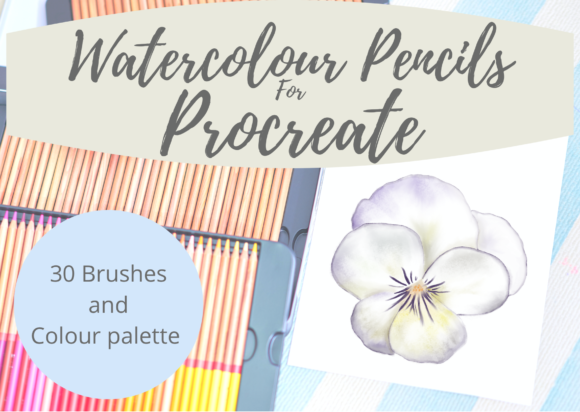 Download Watercolour Pencils Procreate Brushes - Pencil Collection