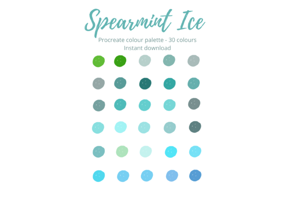 Download Spearmint Ice Procreate Palette - Premium Resources