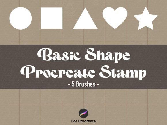 Download 5 Basic Shapes Procreate Brush Stamp - Procreate brush stamp Collection