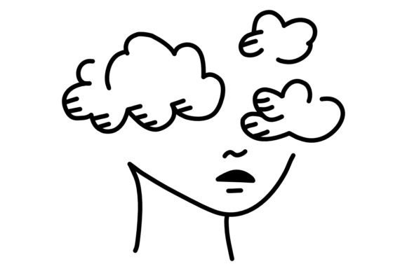 Download Cloud Face Procreate Brush Stamp - Procreate brush stamp Collection
